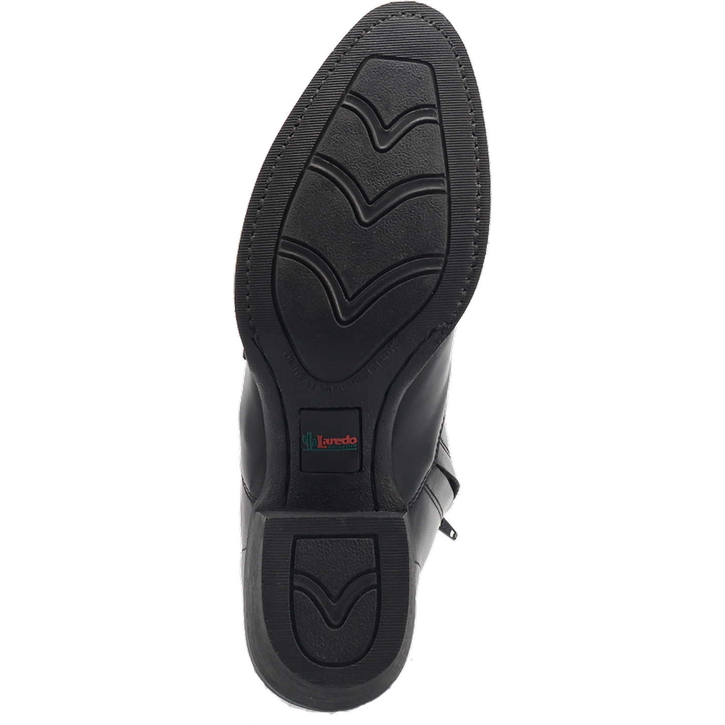 Black Fletcher Zipper R Medium Round Toe Boots 62070 Laredo - Colt Boots and Western Wear