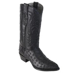 GENUINE BLACK OSTRICH H99 JTOE LOS ALTOS 990305 - Colt Boots and Western Wear