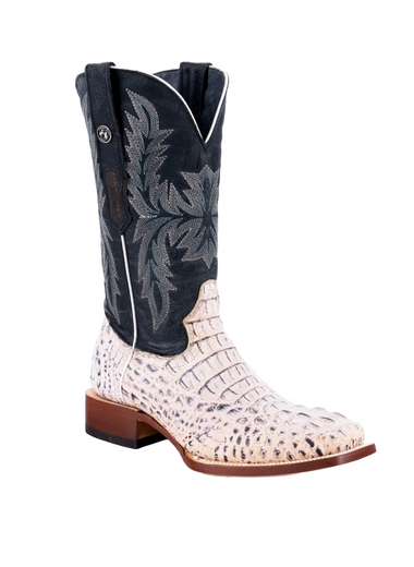 Natural Caiman Hornback Print TM205573 Tanner Mark - Colt Boots and Western Wear