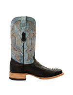 Genuine Python Matt Brown Wide Square Toe TMX208022 Tanner Mark - Colt Boots and Western Wear