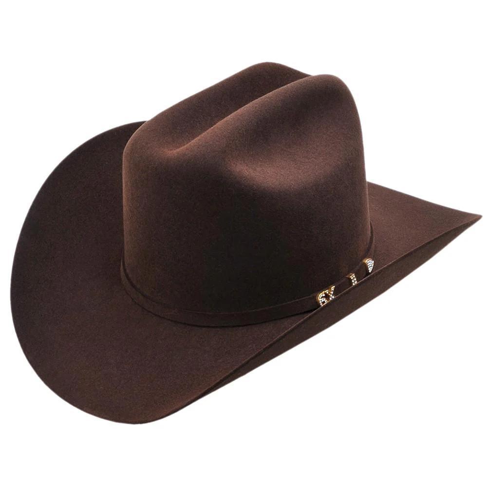 Serratelli Brown 6X Felt Cowboy Hat - Colt Boots and Western Wear