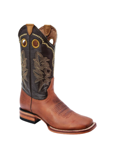 Mens Honey Wide Square Toe White Diamond 278 - Colt Boots and Western Wear