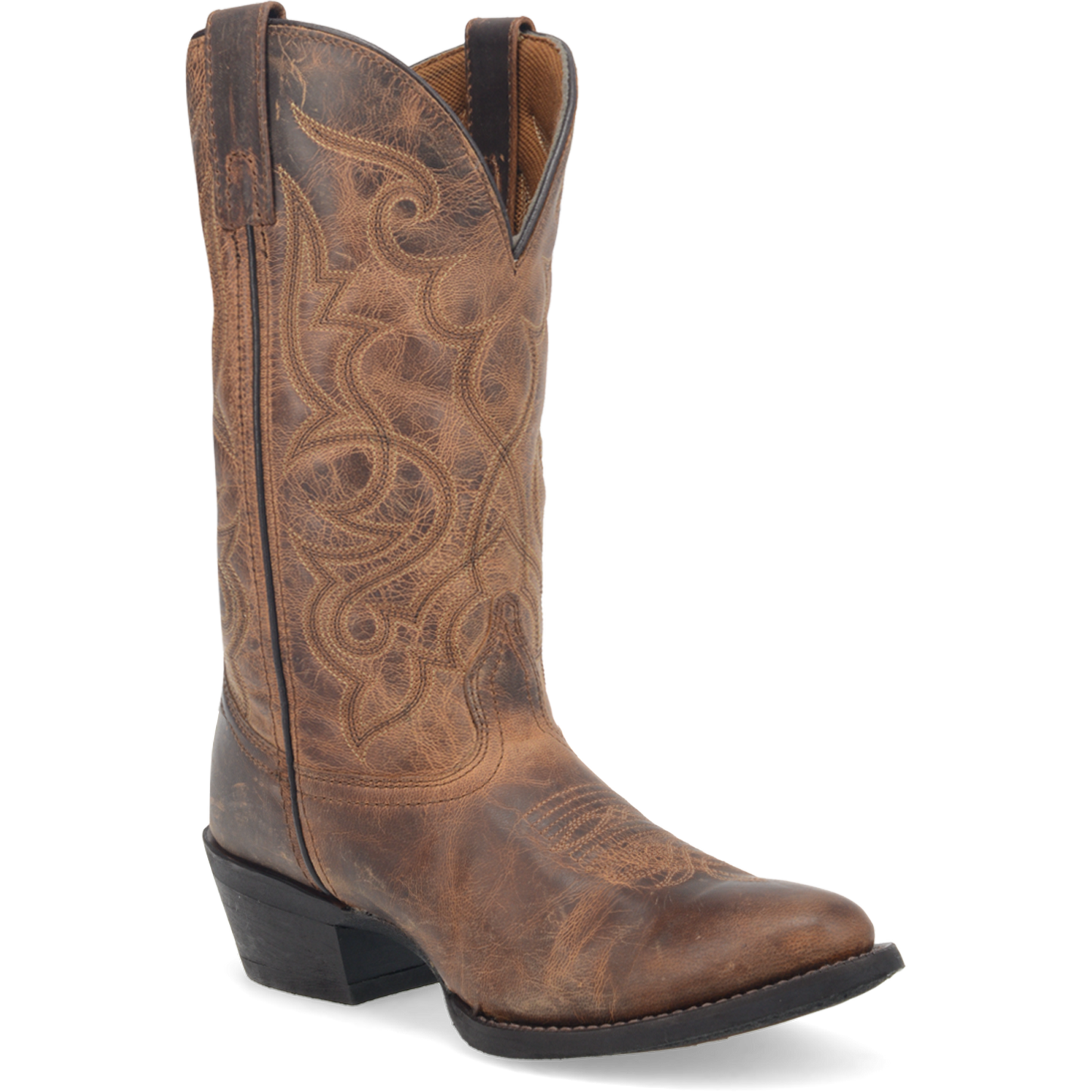 Women's Tan Maddie R Medium Round Toe 5112 Dan Post - Colt Boots and Western Wear