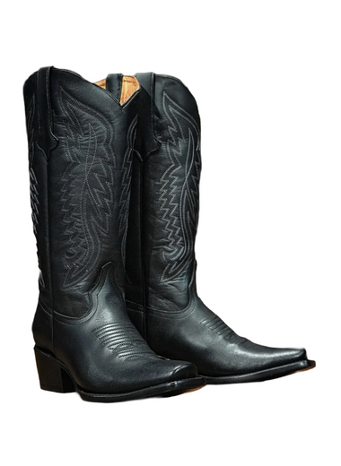 Women's Classic Black Medium Square Toe TML201377