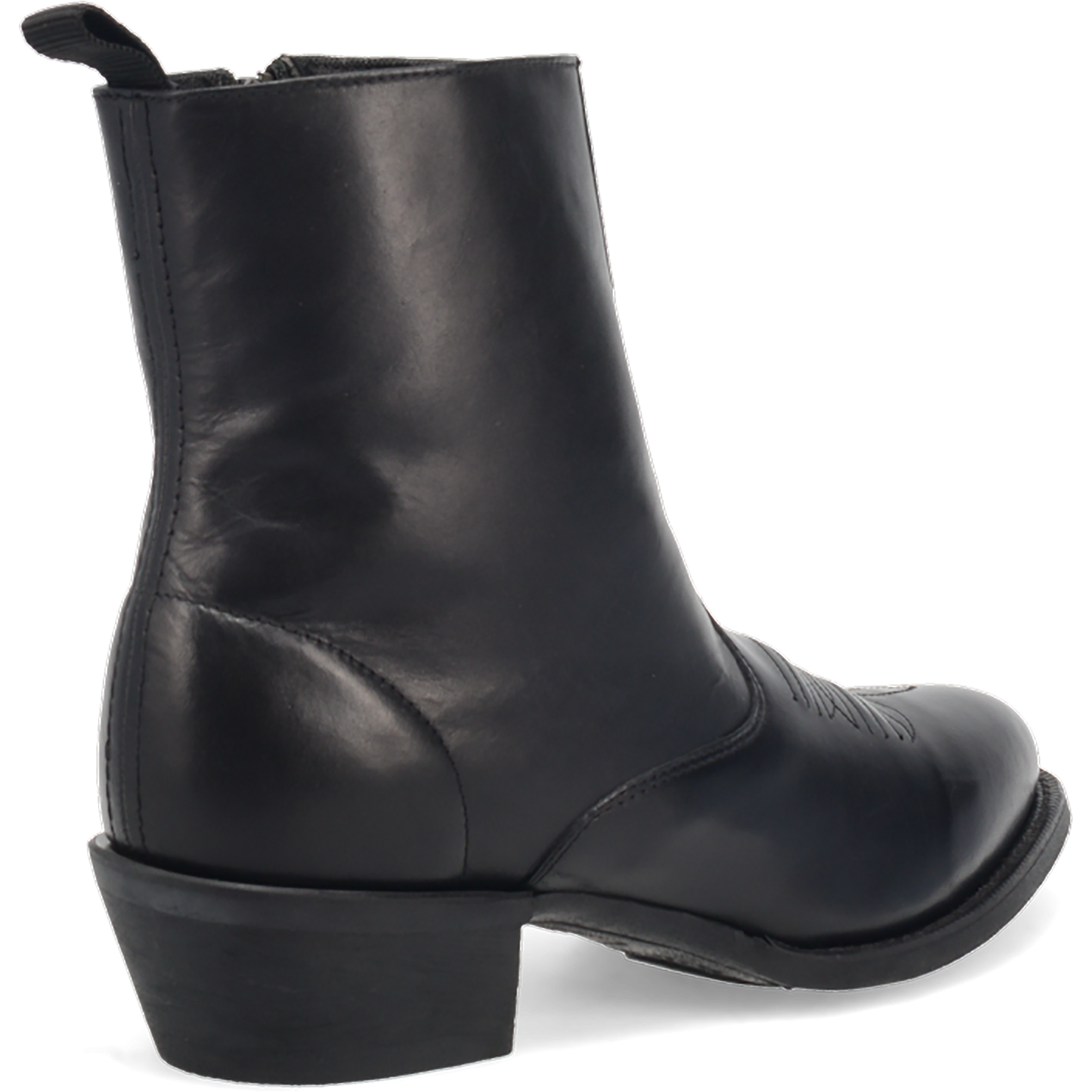 Black Fletcher Zipper R Medium Round Toe Boots 62070 Laredo - Colt Boots and Western Wear