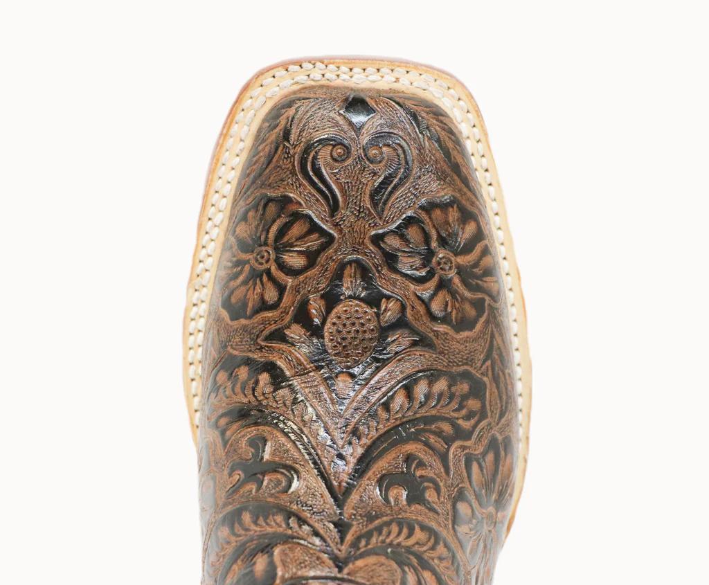 Women's Classic Brown Hand Tooled TML201759 Tanner Mark