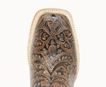 Women's Classic Brown Hand Tooled TML201759 Tanner Mark