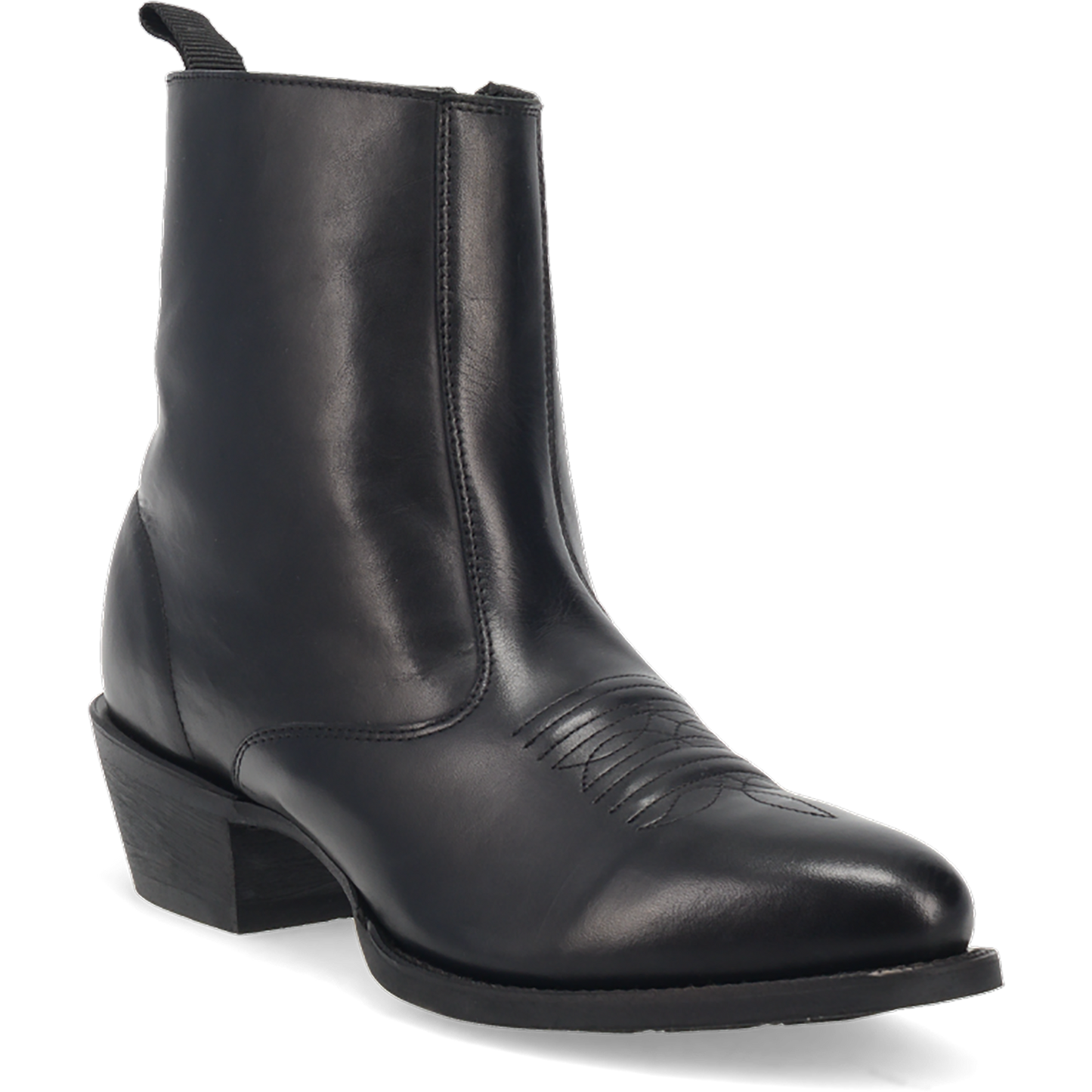 Black Fletcher Zipper R Medium Round Toe Boots 62070 Laredo - Colt Boots and Western Wear