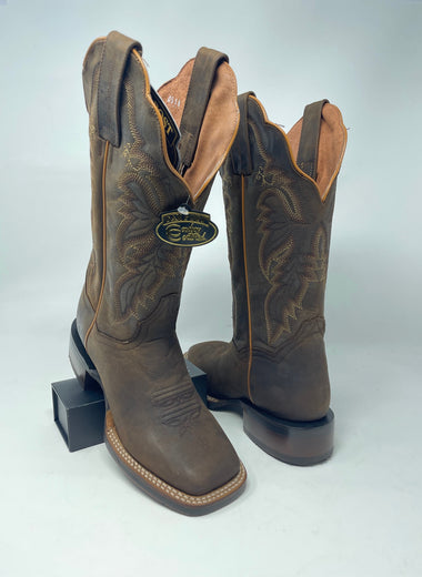 Womens Brown Square Toe Dan Post Boots - Colt Boots and Western Wear