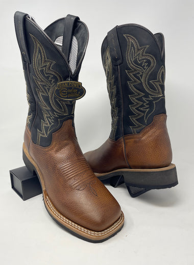 Men's Brown Square Toe Dan Post Boots - Colt Boots and Western Wear