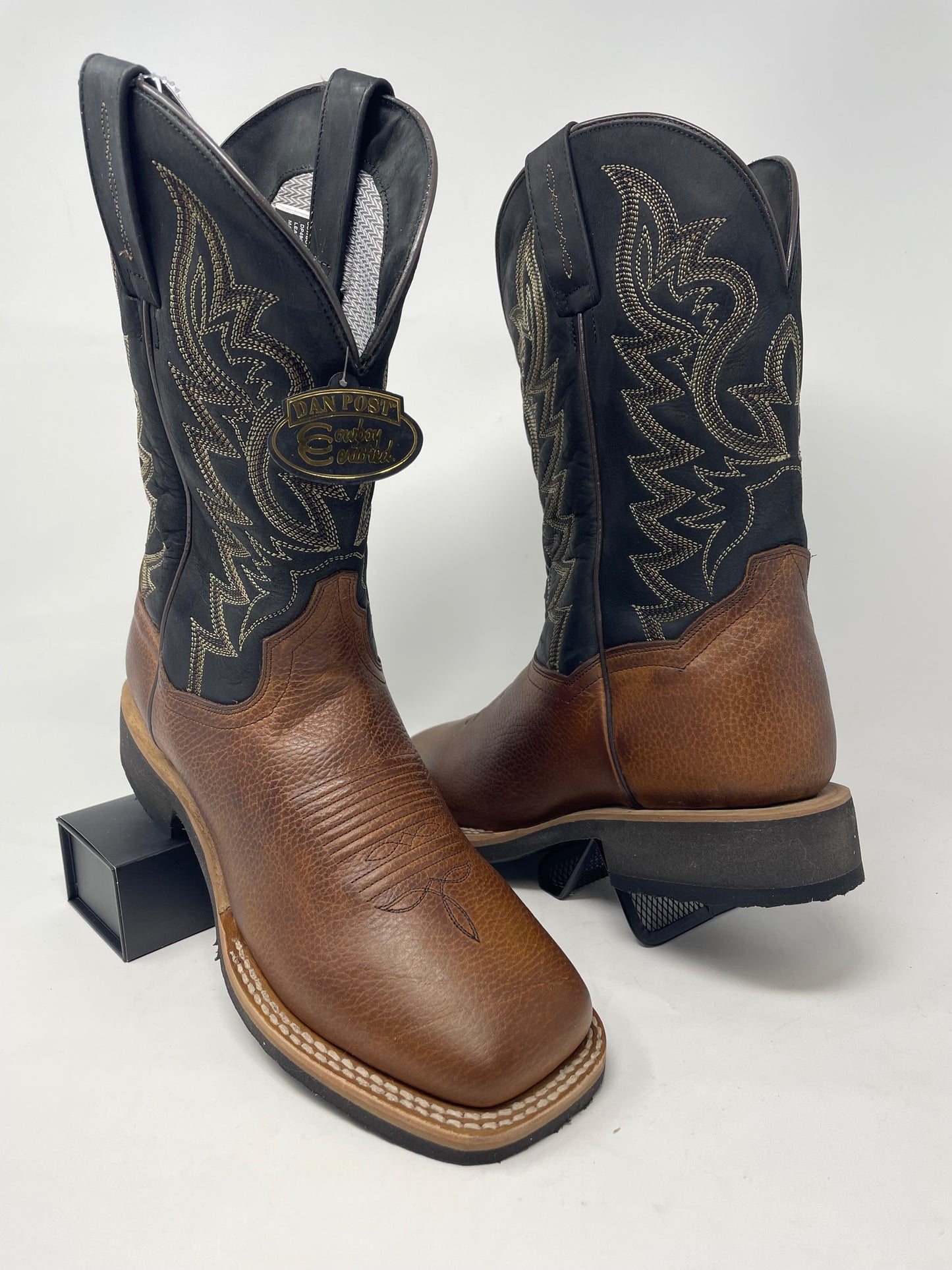 Men's Brown Square Toe Dan Post Boots - Colt Boots and Western Wear