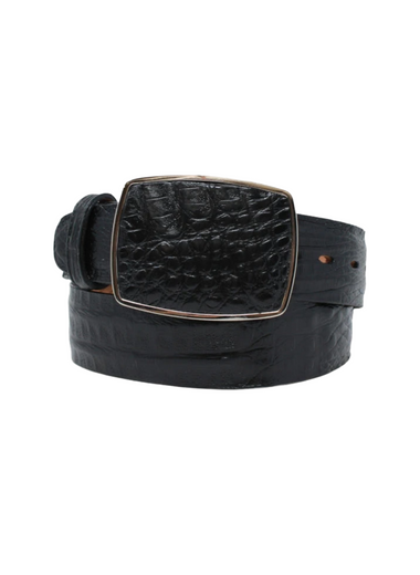 Black Genuine Caiman Belly Belt C11P8205 Los Altos - Colt Boots and Western Wear