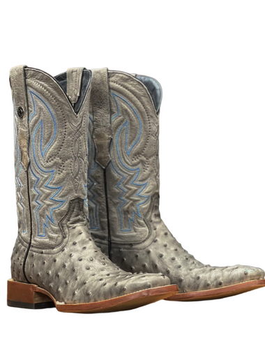 Grey Ostrich Print TM205578 Tanner Mark - Colt Boots and Western Wear