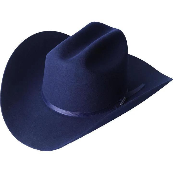 Navy blue Western Felt Cowboy Hat 6X Navy Midnight Cowboy Hat – RESISTOL main image 2