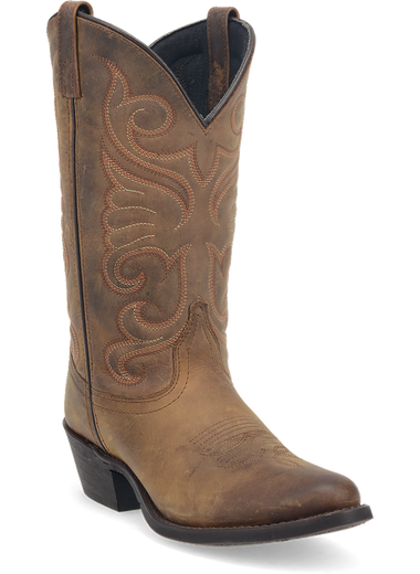 Women's Tan Distressed Bridget R Medium Round 51084 Laredo - Colt Boots and Western Wear