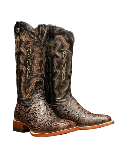 Women's Classic Brown Hand Tooled TML201759 Tanner Mark