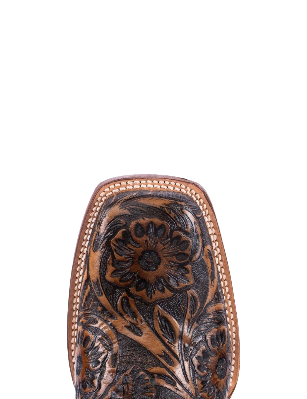Jungle Brown Handtool Print Square Toe TM205566 Tanner Mark